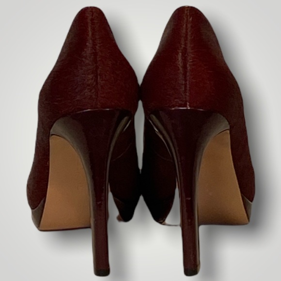 Fuzzy BCBGeneration Red Heels. Size 8.5 - Picture 3 of 9